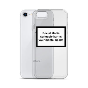 MENTAL HEALTH WARNING iPHONE CASE