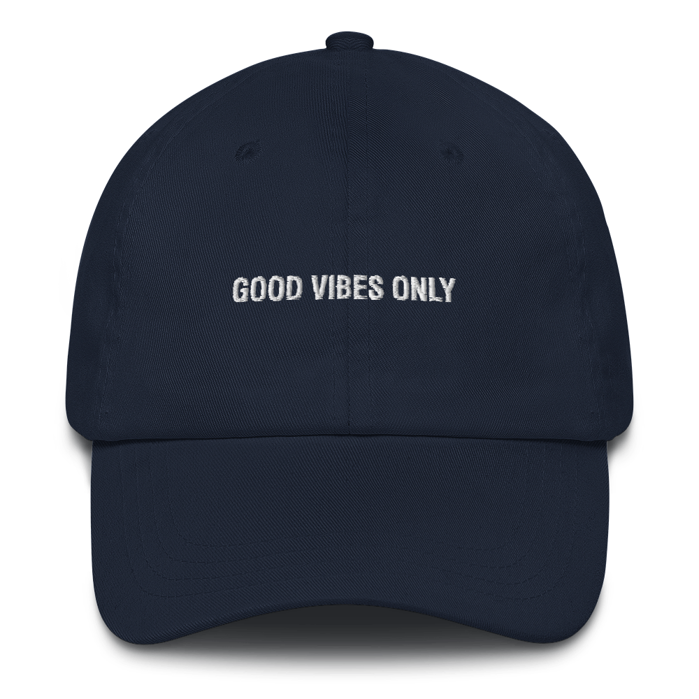 GOOD VIBES ONLY BASEBALL CAP