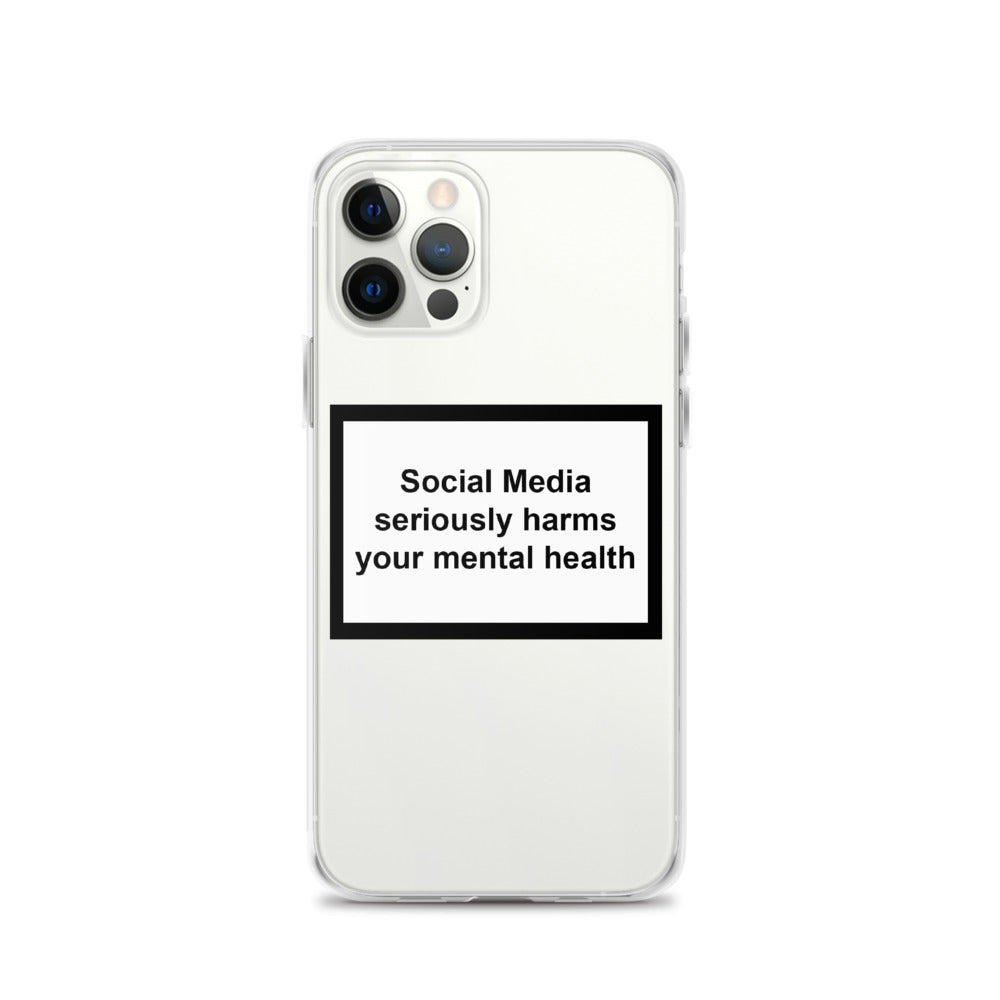 MENTAL HEALTH WARNING iPHONE CASE