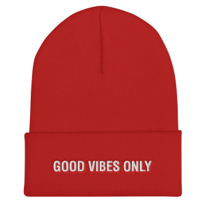 GOOD VIBES ONLY BEANIE