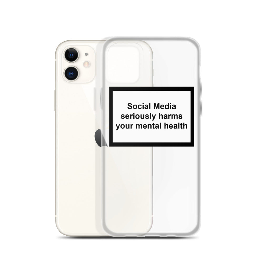 MENTAL HEALTH WARNING iPHONE CASE