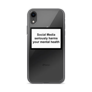 MENTAL HEALTH WARNING iPHONE CASE