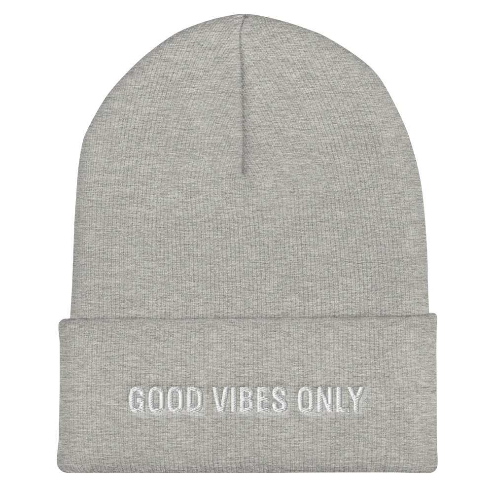 GOOD VIBES ONLY BEANIE