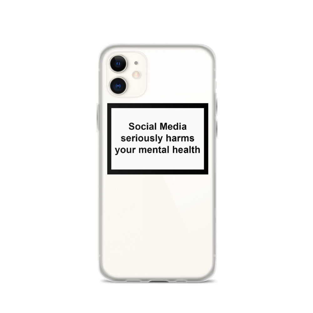 MENTAL HEALTH WARNING iPHONE CASE