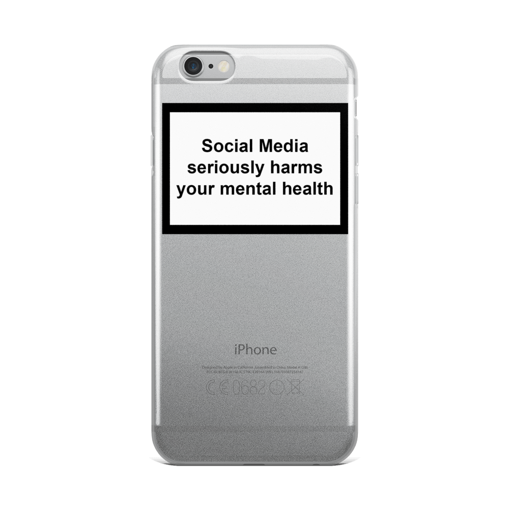 MENTAL HEALTH WARNING iPHONE CASE