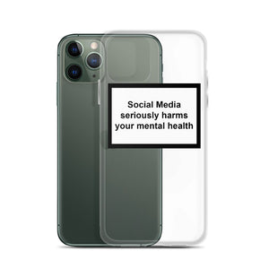 MENTAL HEALTH WARNING iPHONE CASE