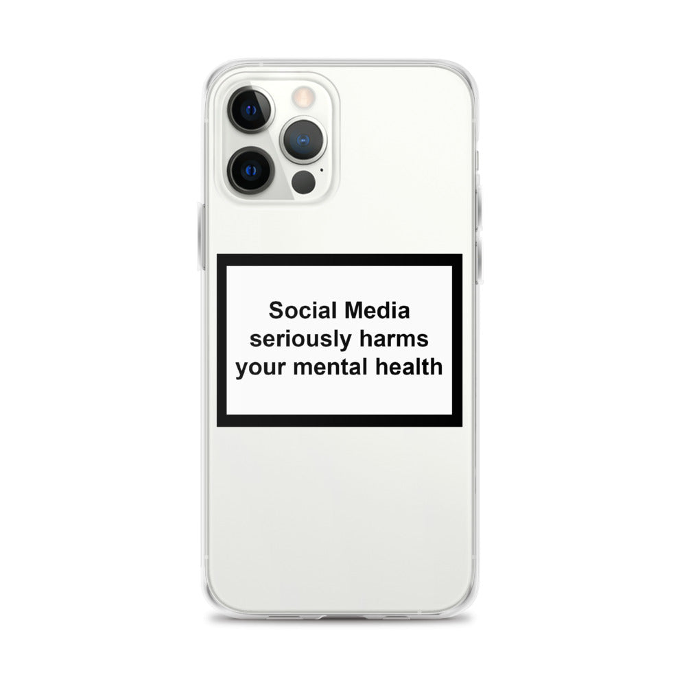 MENTAL HEALTH WARNING iPHONE CASE