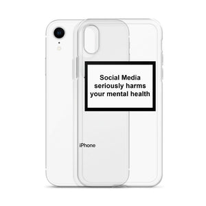 MENTAL HEALTH WARNING iPHONE CASE