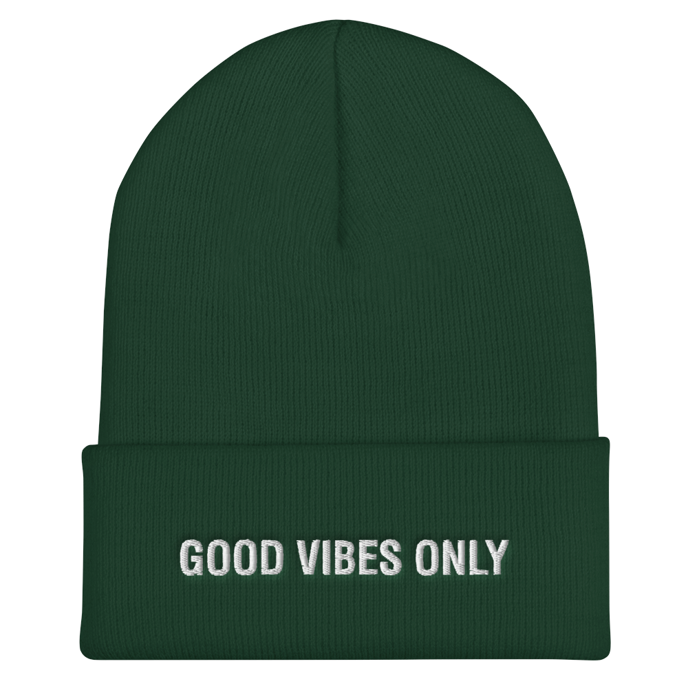 GOOD VIBES ONLY BEANIE