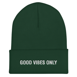 GOOD VIBES ONLY BEANIE