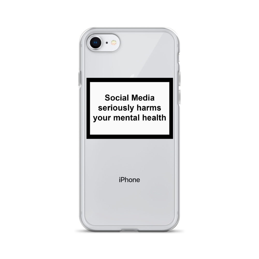 MENTAL HEALTH WARNING iPHONE CASE