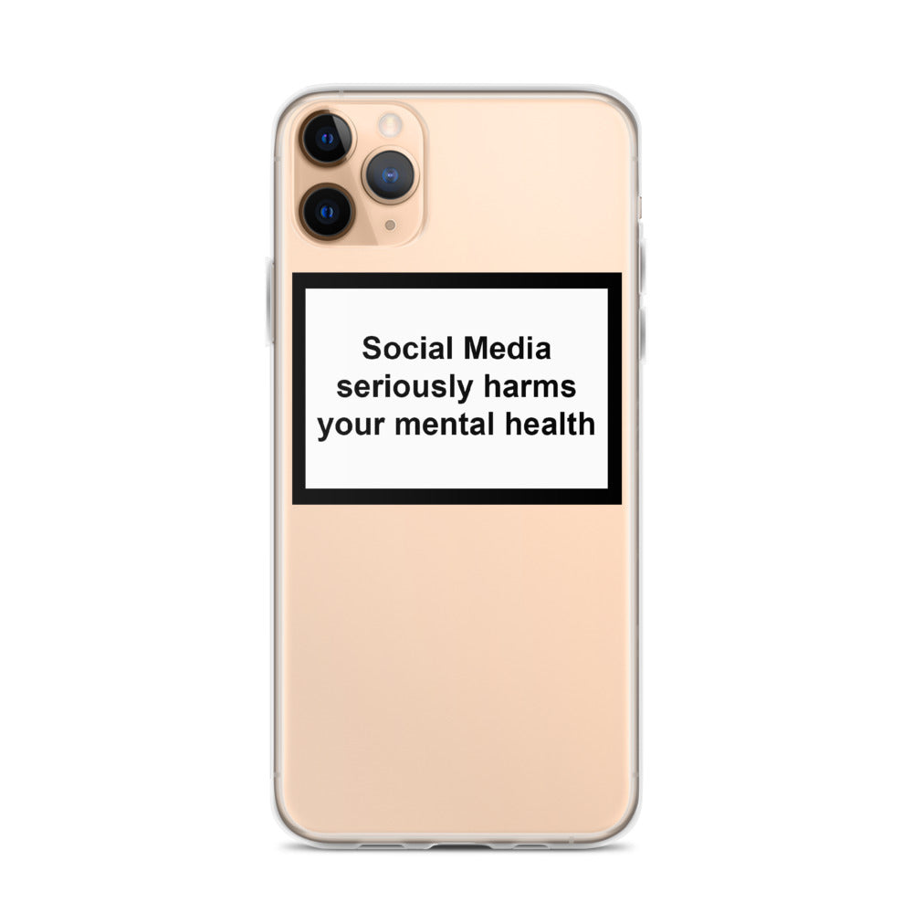 MENTAL HEALTH WARNING iPHONE CASE