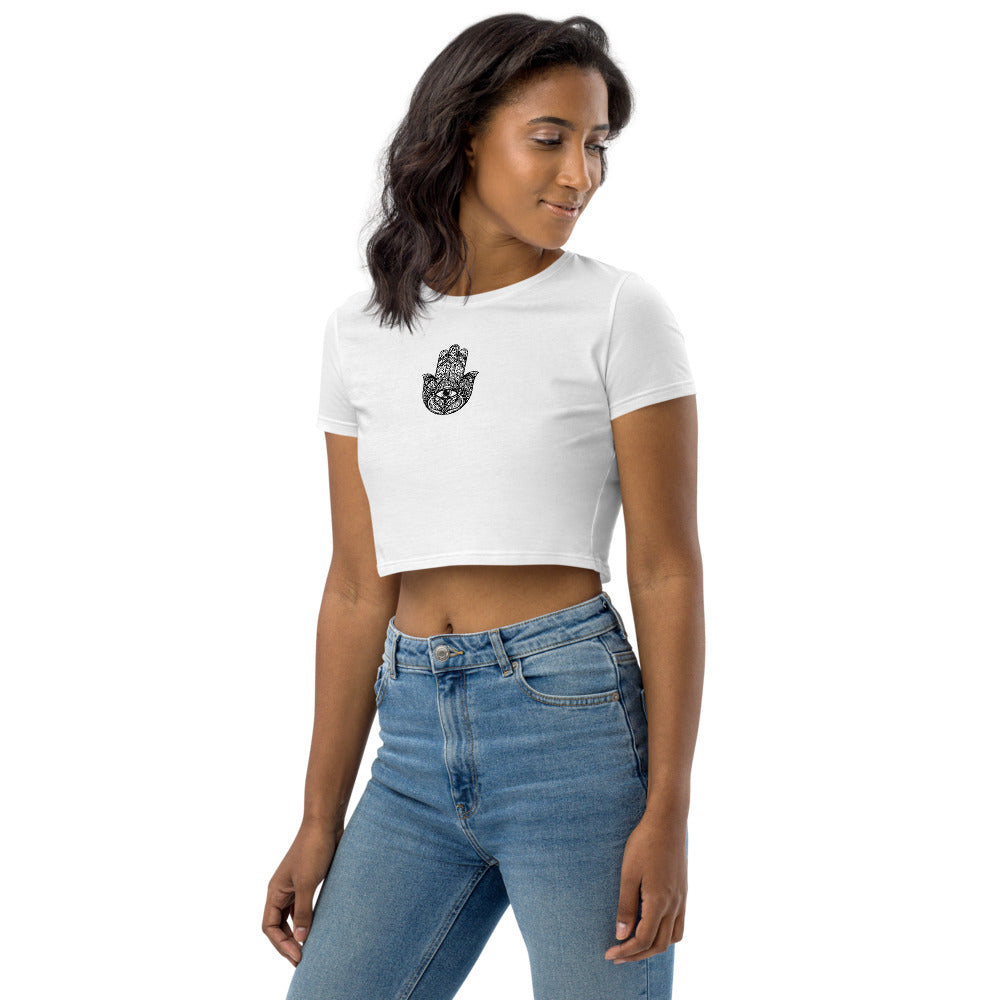 HAND OF HAMSA ORGANIC CROP TOP