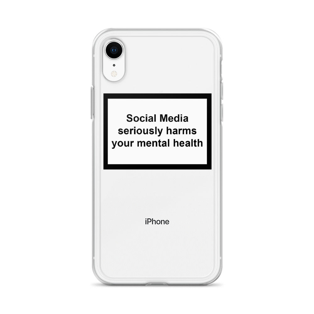 MENTAL HEALTH WARNING iPHONE CASE