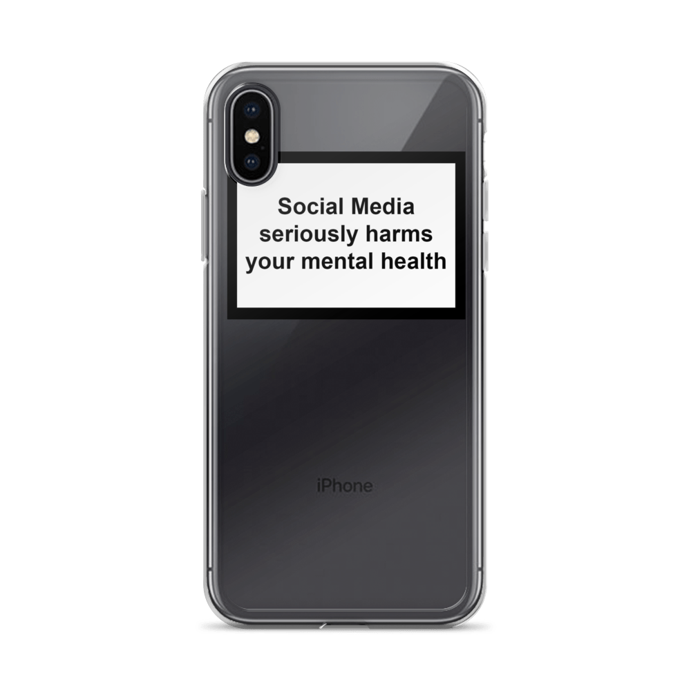 MENTAL HEALTH WARNING iPHONE CASE