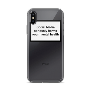 MENTAL HEALTH WARNING iPHONE CASE