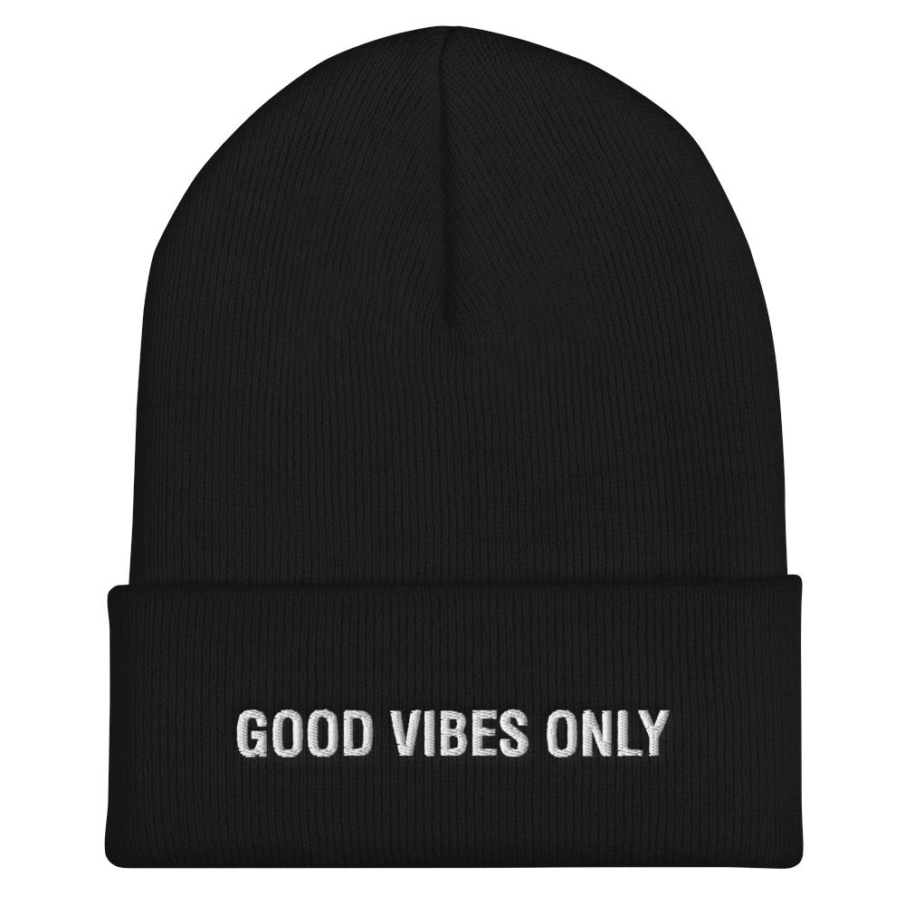 GOOD VIBES ONLY BEANIE