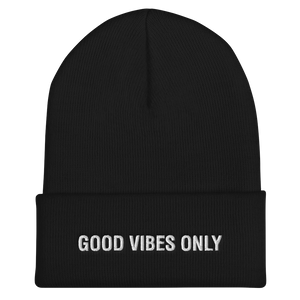 GOOD VIBES ONLY BEANIE