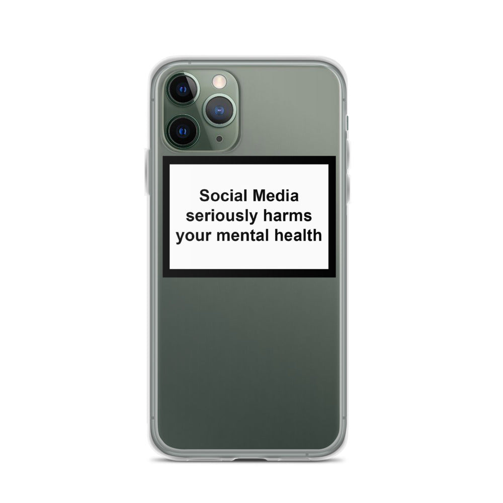 MENTAL HEALTH WARNING iPHONE CASE