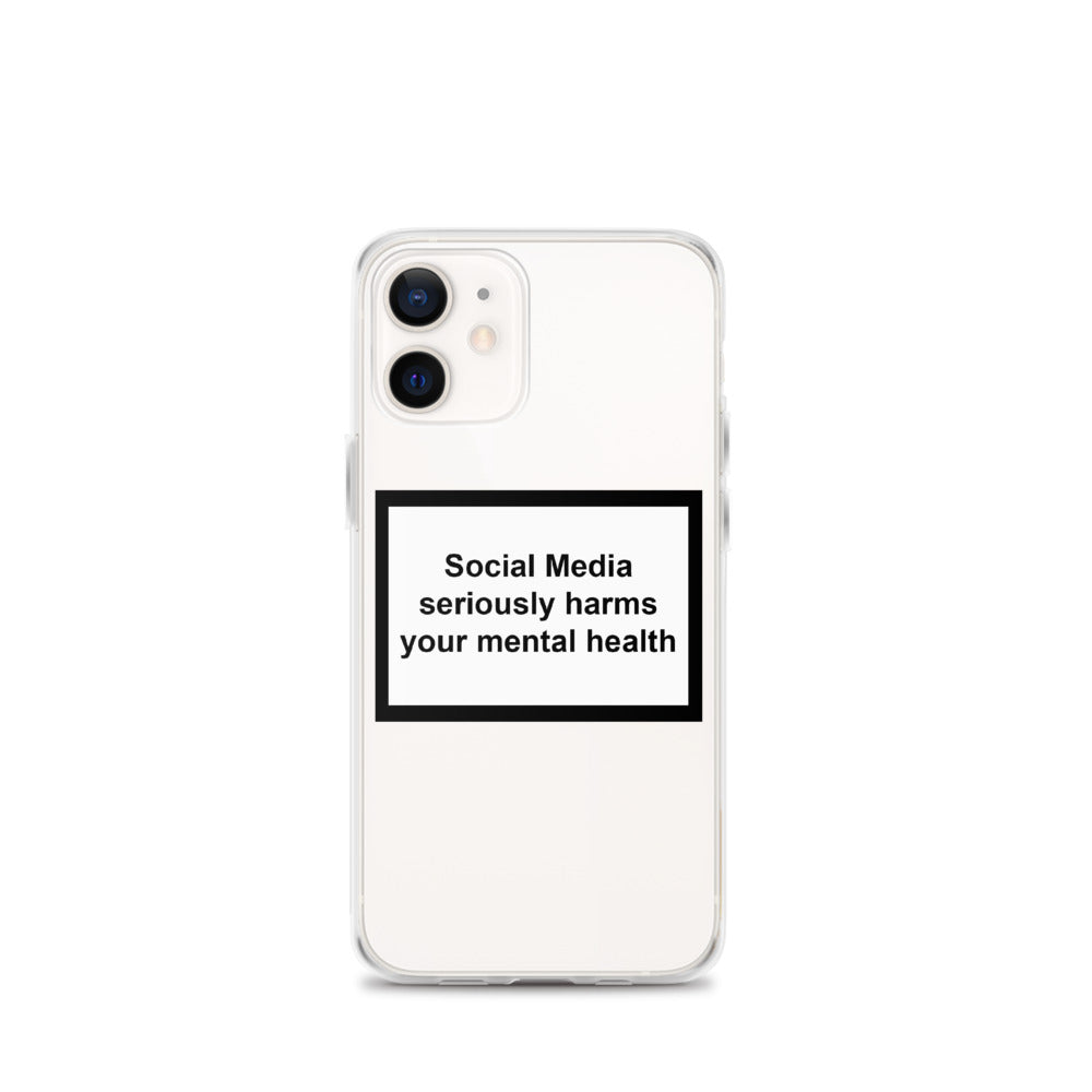 MENTAL HEALTH WARNING iPHONE CASE