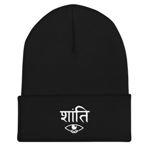 PEACE CUFFED BEANIE